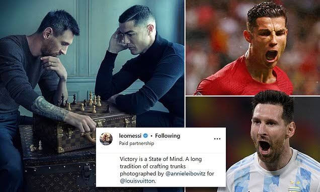 Cristiano Ronaldo and Lionel Messi come together for first-ever joint  promotion ahead of FIFA World Cup 2022